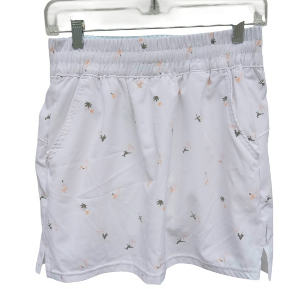 Columbia Athletic Skort Alpine Chill Zero White/Baja Blitz Size XS Tennis Golf
